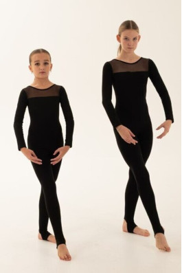 Комбінезон з сіткою для гімнастики, акробатики 11.44