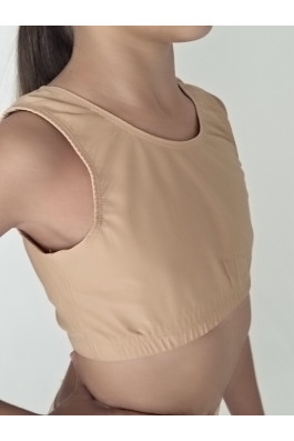 Топ спортивний для контемпу з біфлексу тілесний 18.28