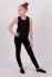 Спортивні трикотажні чорні лосини для дітей  10.20