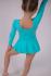 Купальник зі спідничкою для танців блакитний (бейсик) 11.65