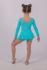 Купальник зі спідничкою для танців блакитний (бейсик) 11.65