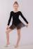 Спідниця хітон  для танців та хореографії  чорна 14.15