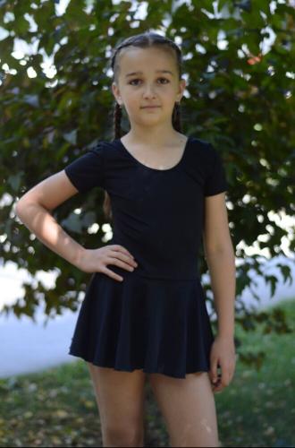 Купальник для танців та гімнастики чорний 11.76